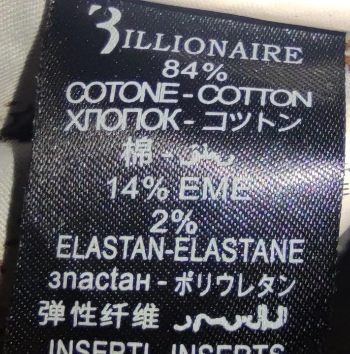 Billionaire Italy jinsi, ideal sifat, 50–52 o‘lcham 8 Billionaire Italy jinsi, ideal sifat, 50–52 o‘lcham 8