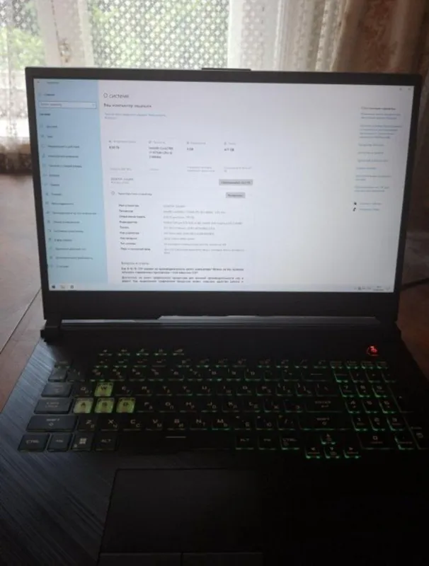 ASUS ROG Strix G GL731GT 17 дюймов — фото 1