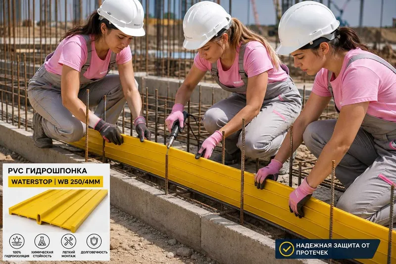 PVC Гидрошпонка Waterstop | ПВХ WB 250/4MM) 118000 СУМ