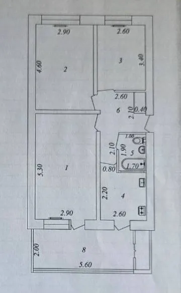 Продам квартиру 3/2/4 массив Феруза-2 Экобазар 9