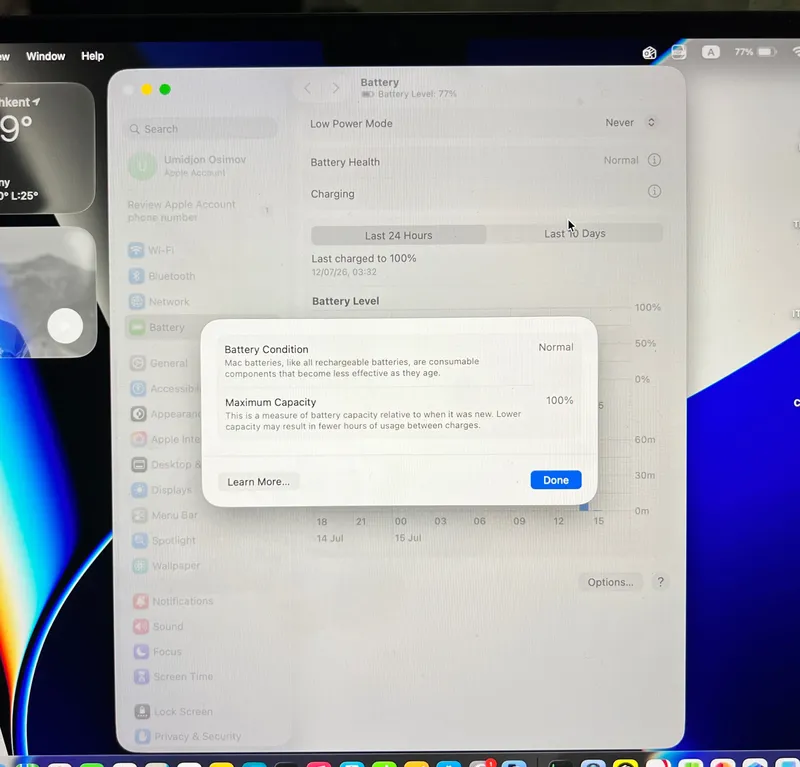 MacBook Air M4 2025. Цвет Midnight. + отдаю бесплатно MagicMouse 5