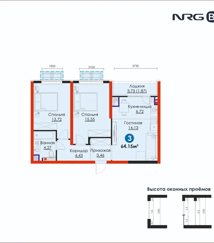 ЖК от NRG-BI: ипотека с макс. скидкой | ПВ 154 926 869 сум — фото 1
