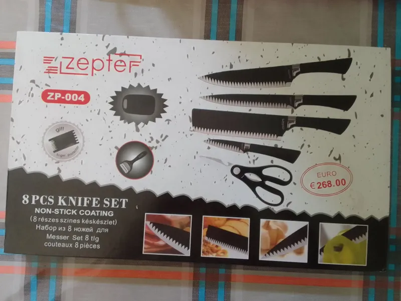 Zepter pichoq tóplami, yangi