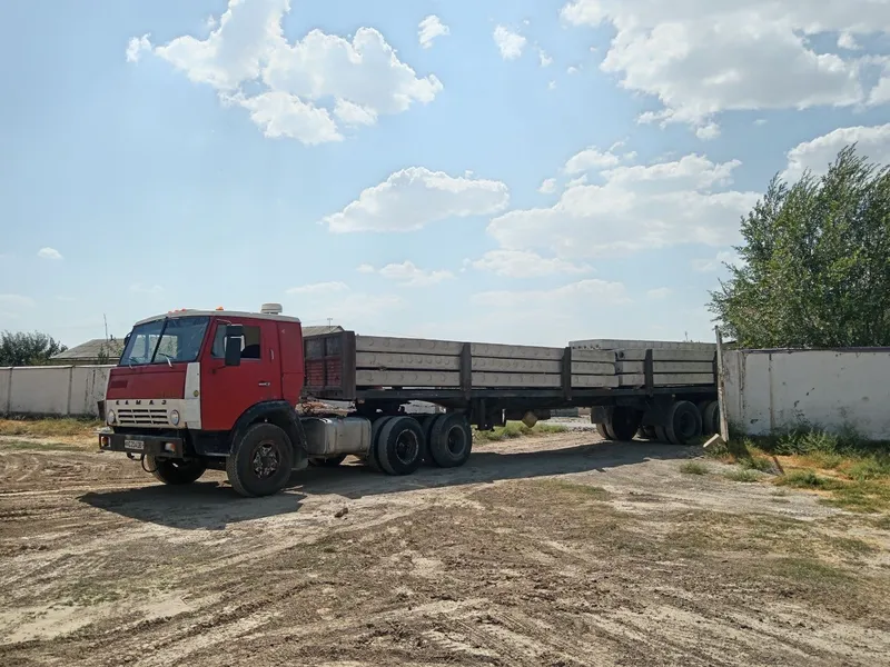Камаз шаланда 87.йил.прицеп.86. 6
