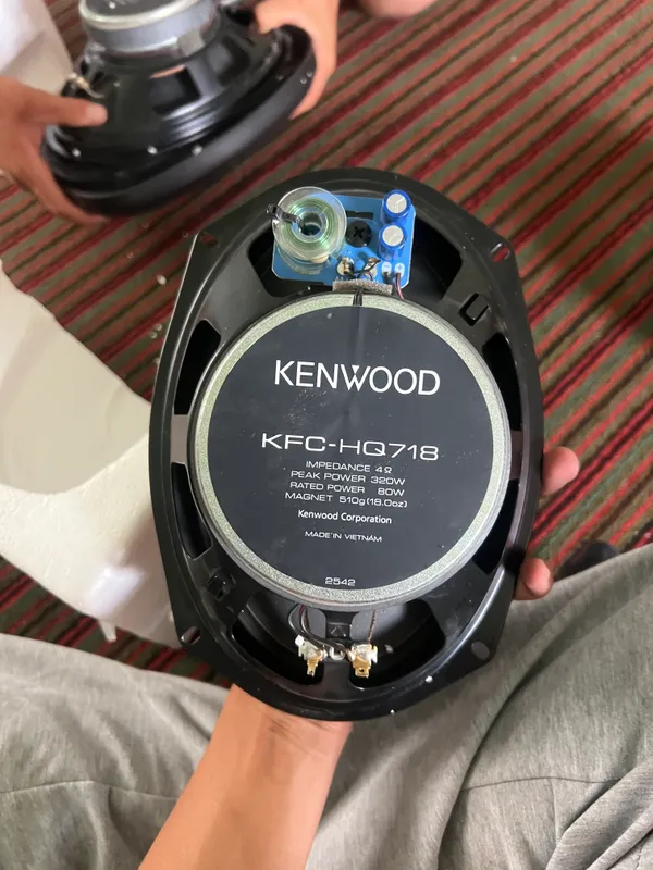 Колонка Kenwood, усилитель 7