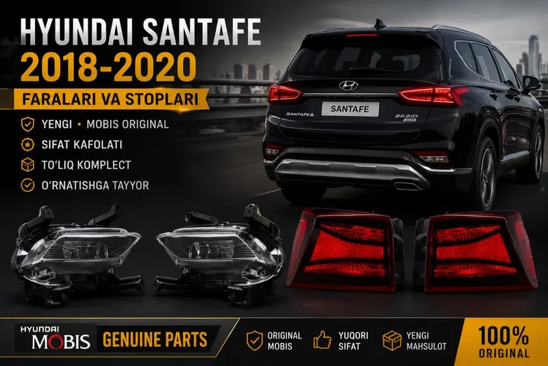 Hyundai Santafe (TM) Faralari va stoplari