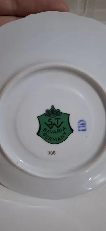 Винтажная тарелка блюдце — фото 2