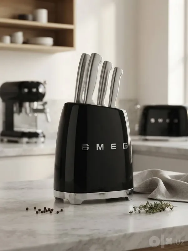 Набор кухонных ножей Smeg 3 Набор кухонных ножей Smeg 3
