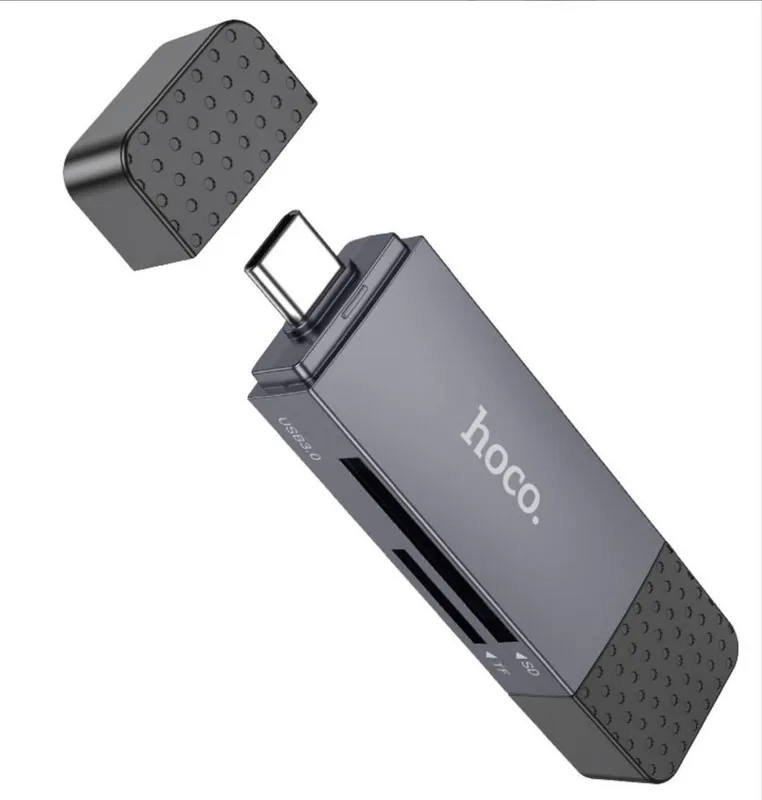Кард ридер Hoco HB45 Spirit USB-A + Type-C 2.0 или 3.0 — фото 3