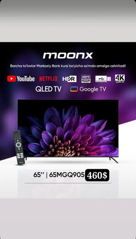 Moonx TV 65 MGQ905 televizori Moonx TV 65 MGQ905 televizori