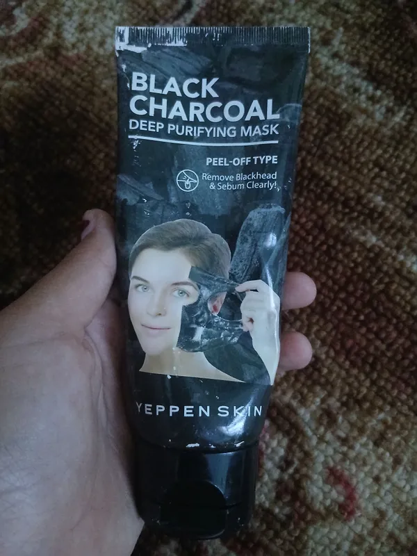 black charcoal deep purifying mask