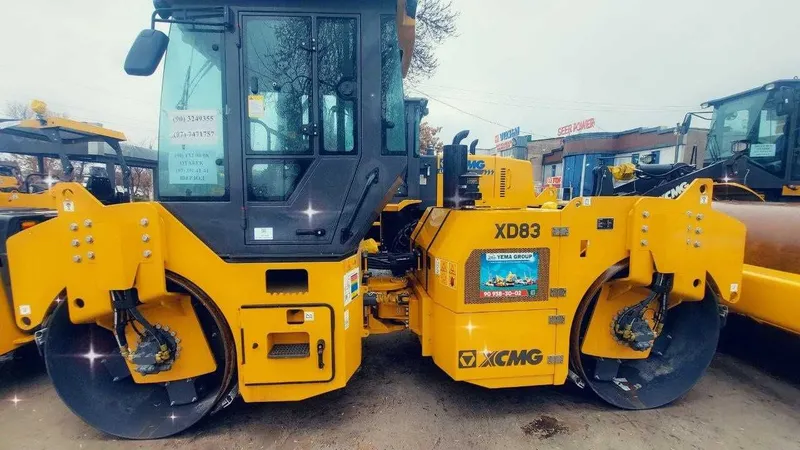 XCMG XD83 гидравлический вибрационный каток 8 тоник на складе — фото 3 XCMG XD83 гидравлический вибрационный каток 8 тоник на складе — фото 3