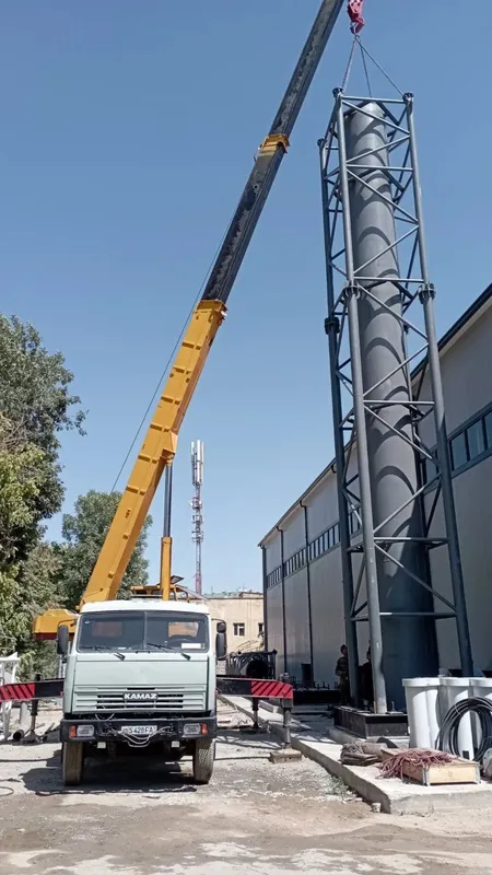 Услуги автокрана ивановец 25тонн по городу Самарканд