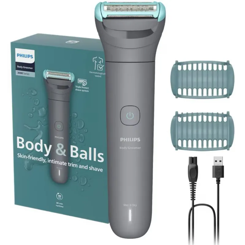 Philips Body Groomer 3000 Series, бритвенная система Triple Protect 1 Philips Body Groomer 3000 Series, бритвенная система Triple Protect 1