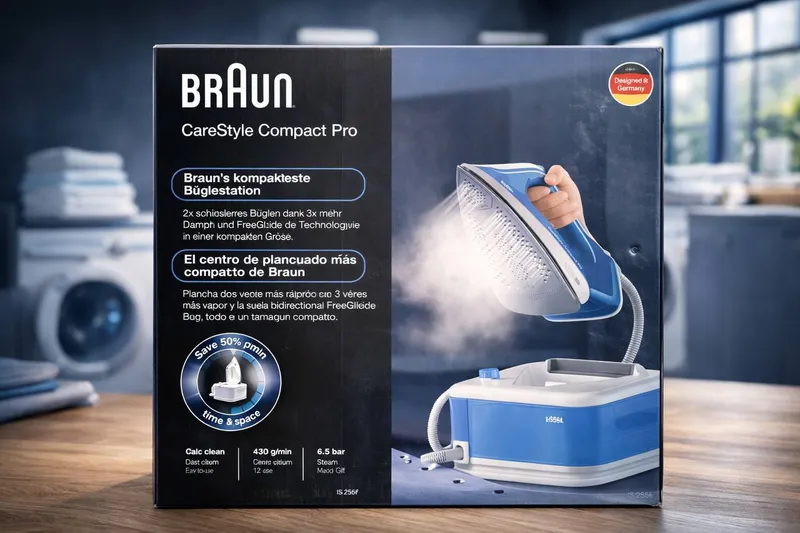BRAUN IS 2565 bug‘ generatorli kuchli dazmol (parogenerator)