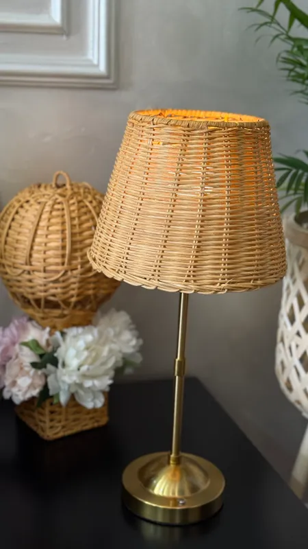 Rattanli simsiz chiroq 6 Rattanli simsiz chiroq 6