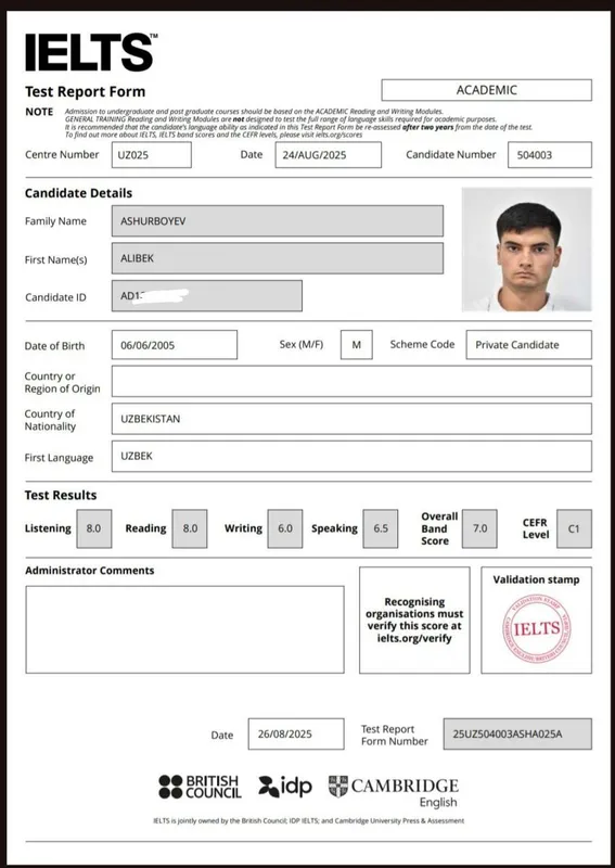 General english va IELTS instructor General english va IELTS instructor