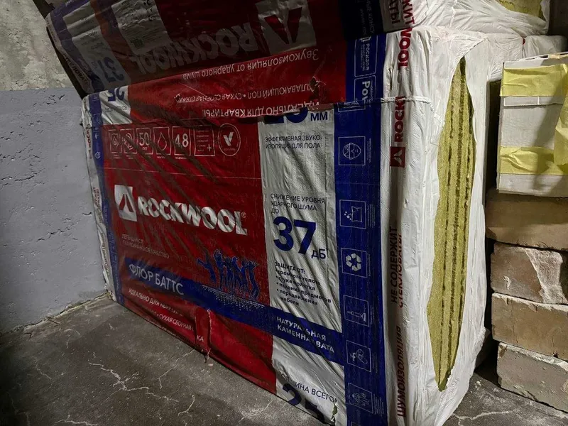 Шумоизоляция - Rockwool (Россия) - Базальтовая вата — фото 1