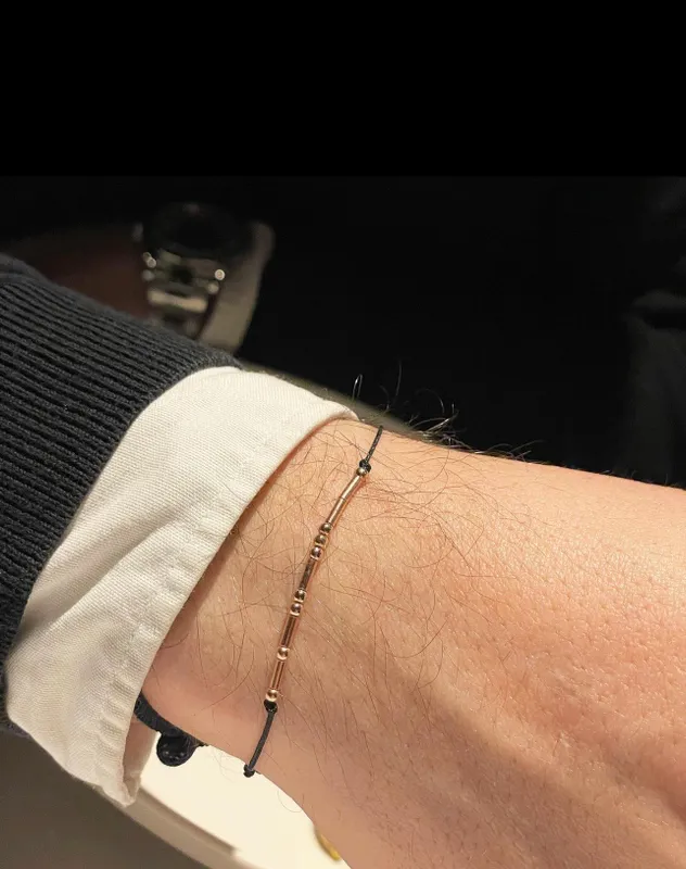 Браслет MORSE CODE (серебро 925) — фото 2