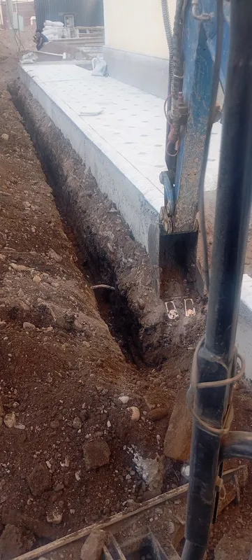 Palif va kabellarga ariq kovlaymiz 2