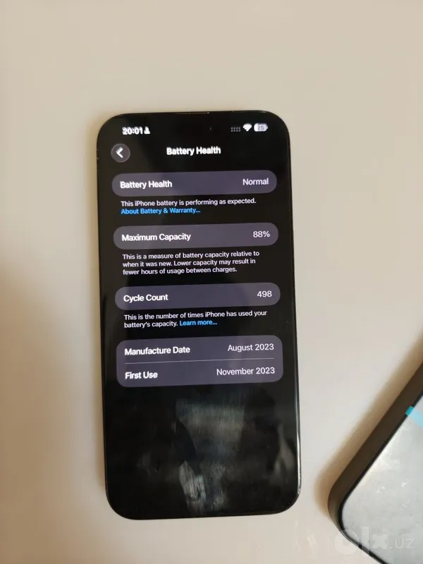 iPhone 15 Pro Max 256 GB, Blue Titanium 88% 6 iPhone 15 Pro Max 256 GB, Blue Titanium 88% 6