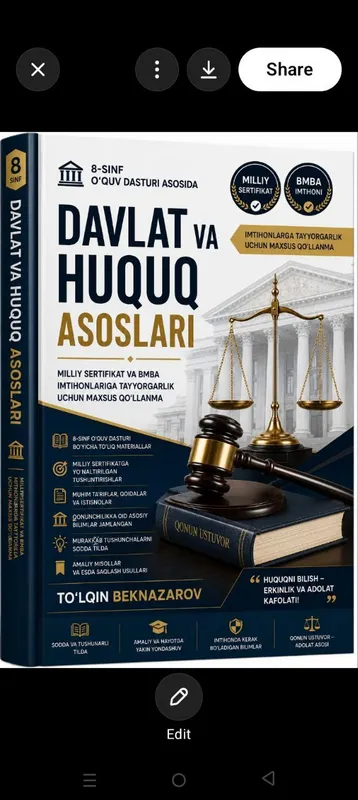 HUQUQSHUNOSLIK fanidan Milliy sertifikatga OFFLAYN va ONLAYN kurslar. 2 HUQUQSHUNOSLIK fanidan Milliy sertifikatga OFFLAYN va ONLAYN kurslar. 2