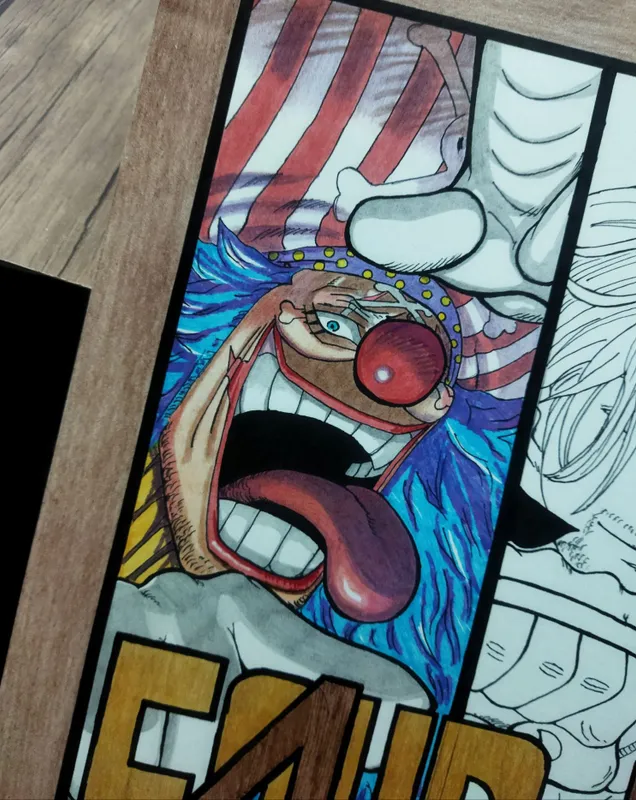 One piece art on A3 paper — фото 1