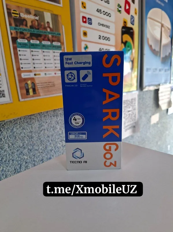 Tecno Spark Go 3 4+4/128GB 1 Tecno Spark Go 3 4+4/128GB 1