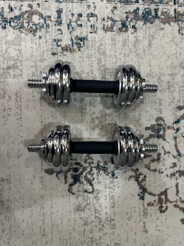 Gantel va shtanga (2in1) set - 15 kg, yangi — фото 1