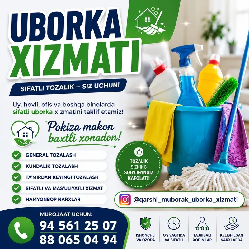 Tozalik biz bilan yanada ossonroq Tozalik biz bilan yanada ossonroq