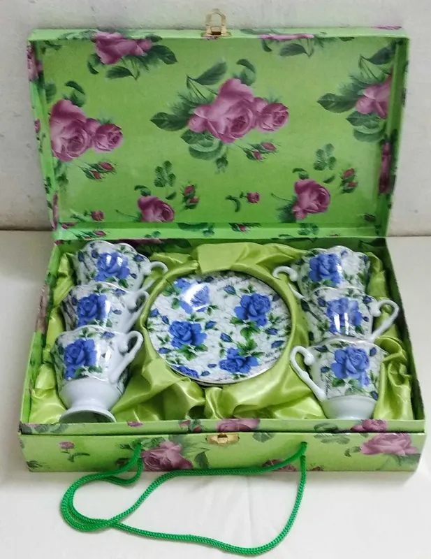 Новый кофейный фарфоровый сервиз FINE PORCELAIN (Япония) — фото 2