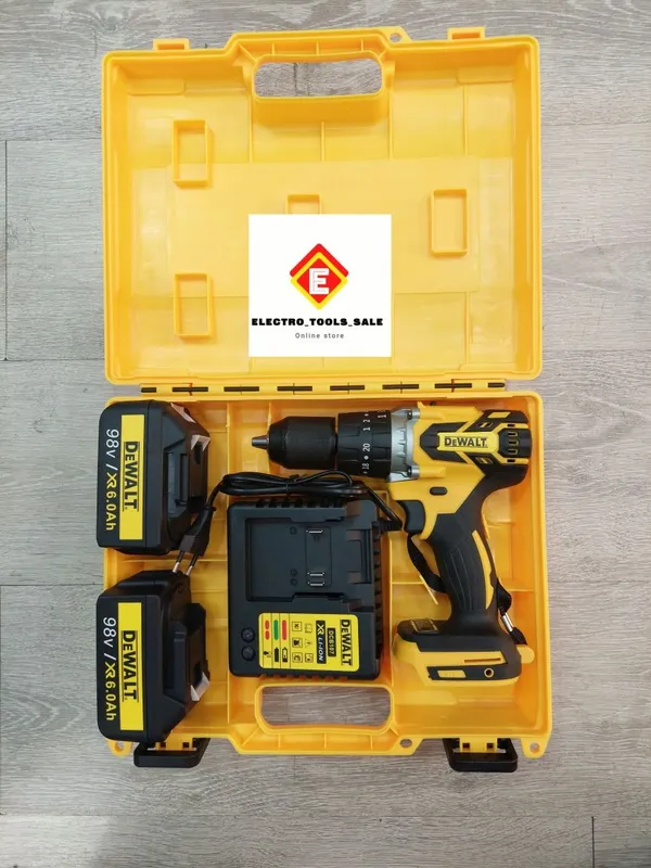 Ударный аккумуляторный шуруповерт DeWALT 98 v 13mm — фото 1 Ударный аккумуляторный шуруповерт DeWALT 98 v 13mm — фото 1