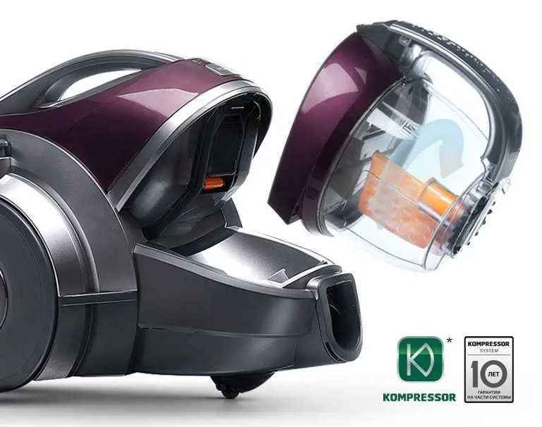 Пылесос LG VC83109UHAQ Kompressor Турбоциклон