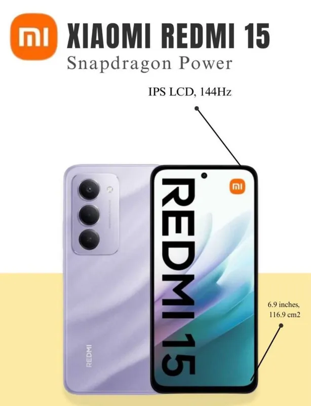 Redmi 15 8/256 8/128 6/128 2