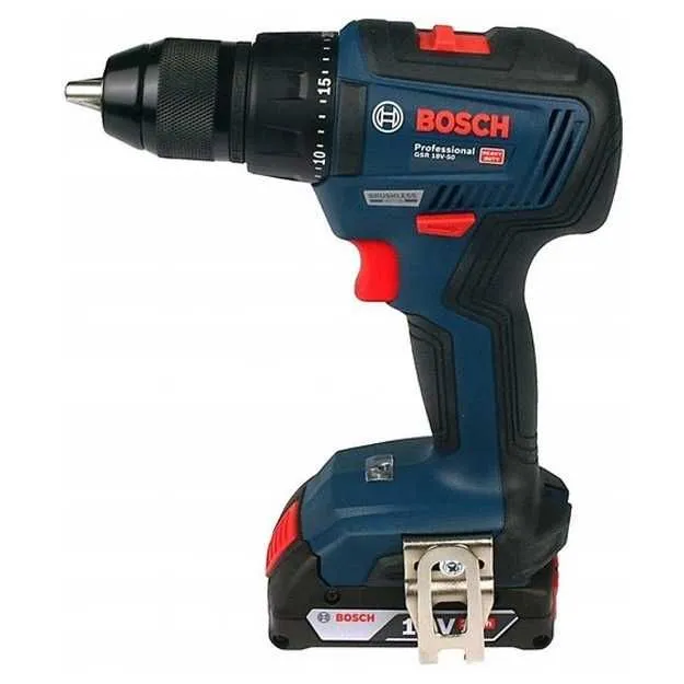 Аккумуляторная дрель-шуруповерт Bosch GSR 18V-50 — фото 2