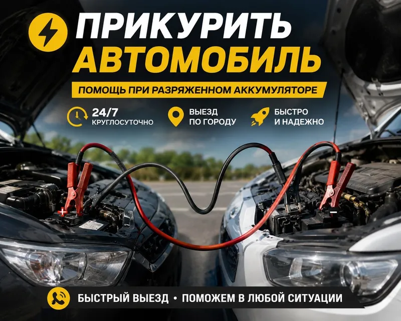 Автопомощь 24/7 — пустой бак, запуск аккумулятора 2 Автопомощь 24/7 — пустой бак, запуск аккумулятора 2