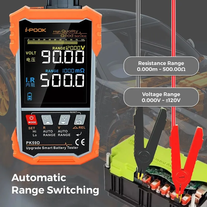 i-POOK PK59D Smart Battery Tester – Тестер аккумуляторов 2 i-POOK PK59D Smart Battery Tester – Тестер аккумуляторов 2