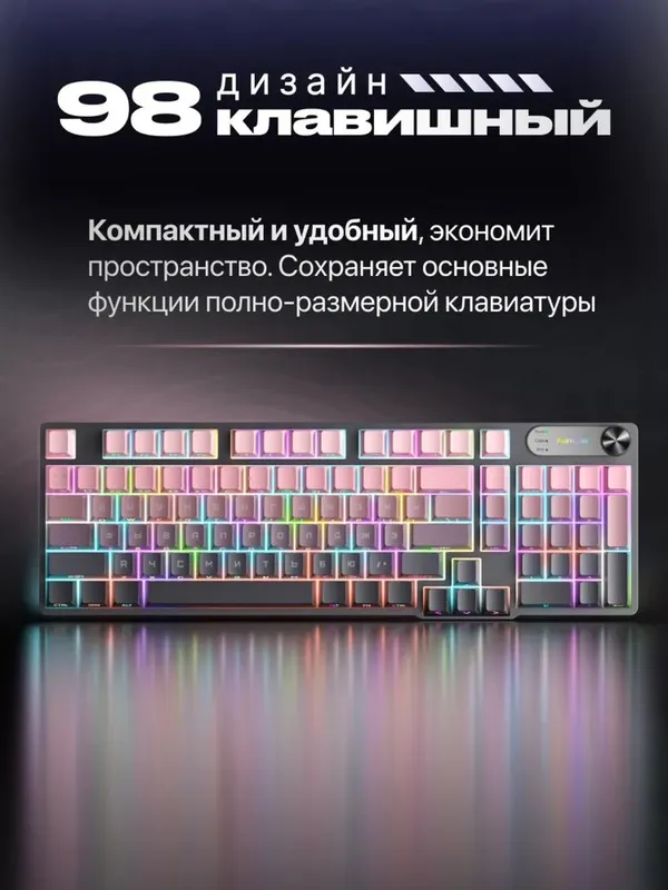 Мембранная водонепроницаемая клавиатура FURYCUBE IP98 6