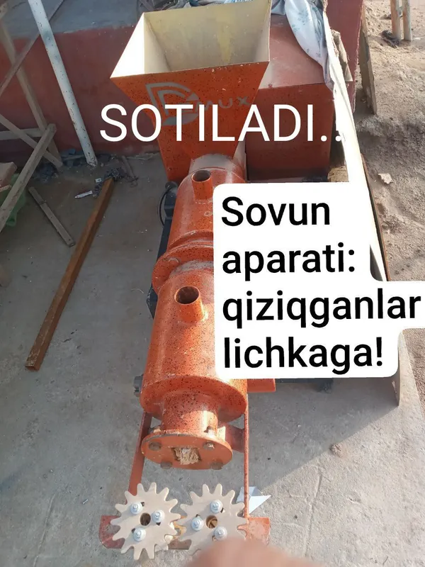 Sotiladi. Sovun aparati