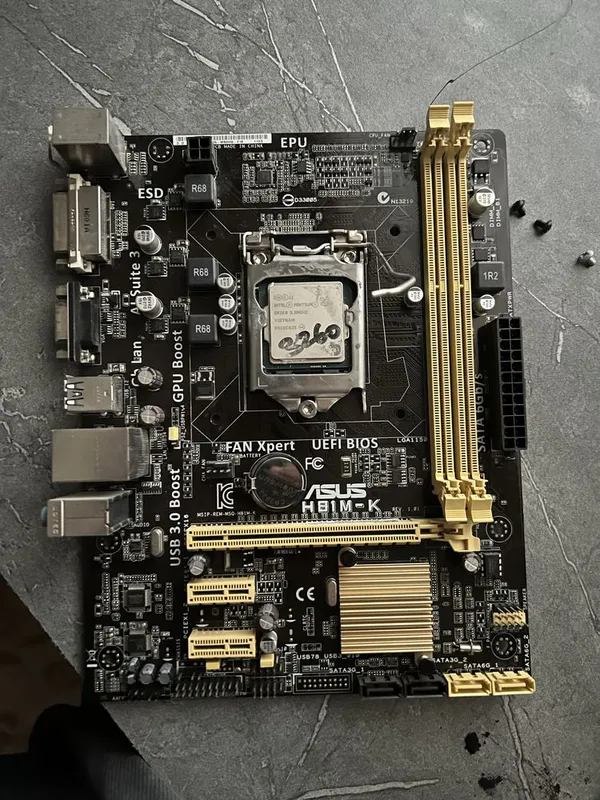 Плата asus H81 с процессором Плата asus H81 с процессором