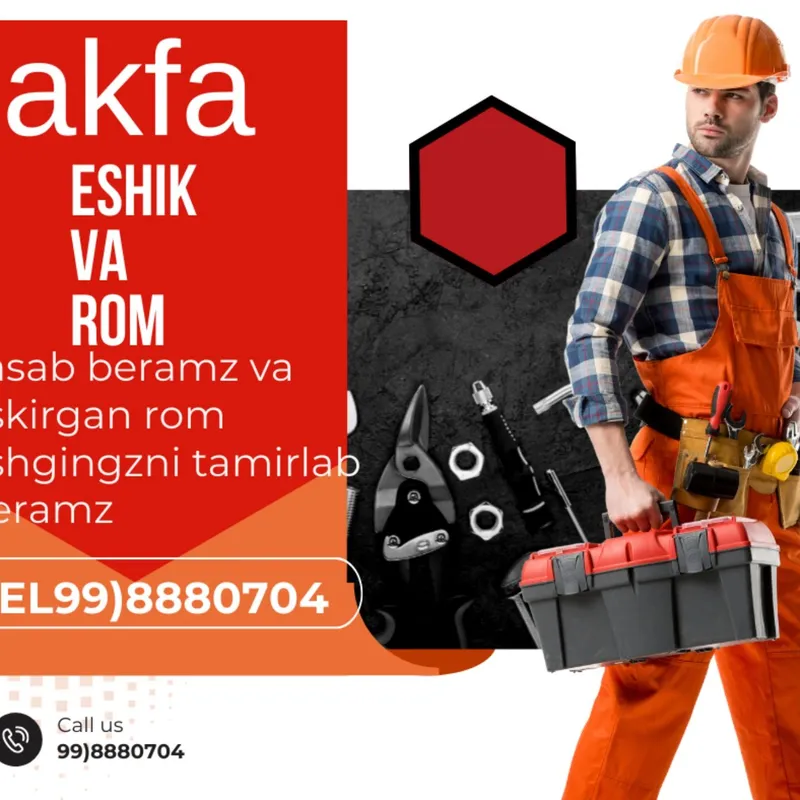 akfa rom ewik tamirlaw va yasab beriw — фото 1