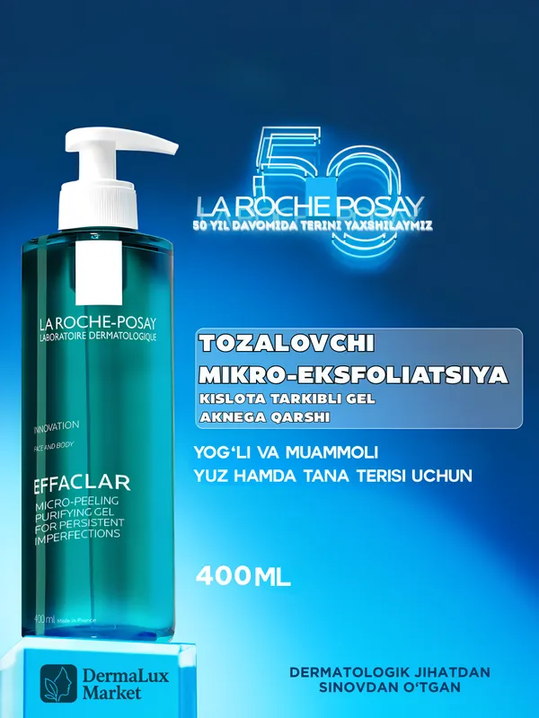 Akne va yog‘li teri uchun Effaclar Micro-Peeling