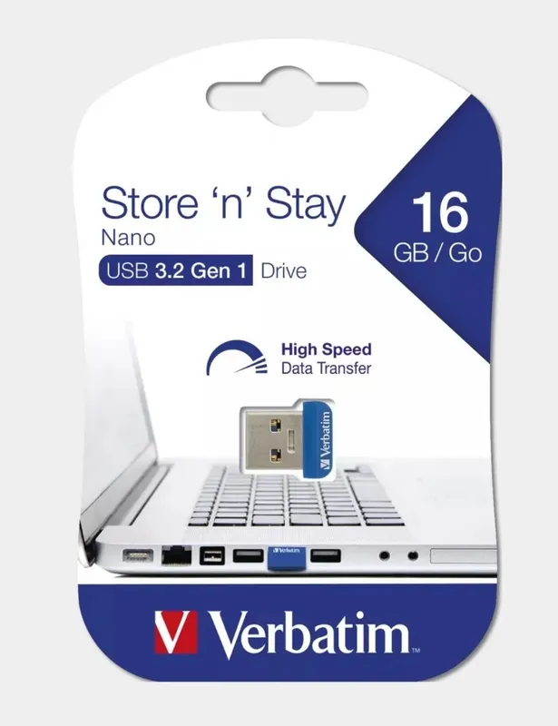 Флешка Verbatim USB 3.2 Gen 1, 32Gb, 16Gb — фото 1