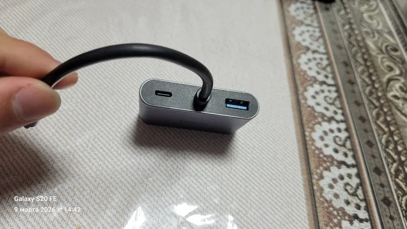 НВЗО Есо, конвертер Туре-С на НDМI+ VGA +USB3.0+PD — фото 5