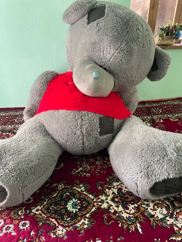 2 metrli katta Teddy ayiq. Holati juda yaxshi sovg — фото 1