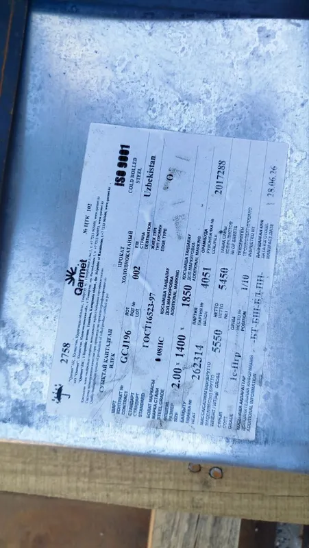 Металл лист 2 мм QARMET (Қозоғистон) — Шифер қолиплари ва бошқа мақсад 2 Металл лист 2 мм QARMET (Қозоғистон) — Шифер қолиплари ва бошқа мақсад 2