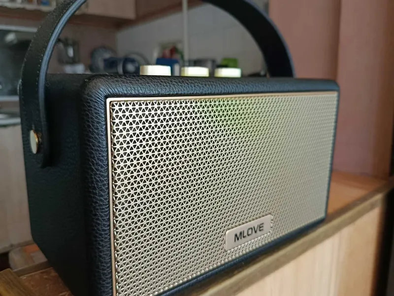 Портативная акустика MLOVE A200 Elegant Retro Black — фото 4