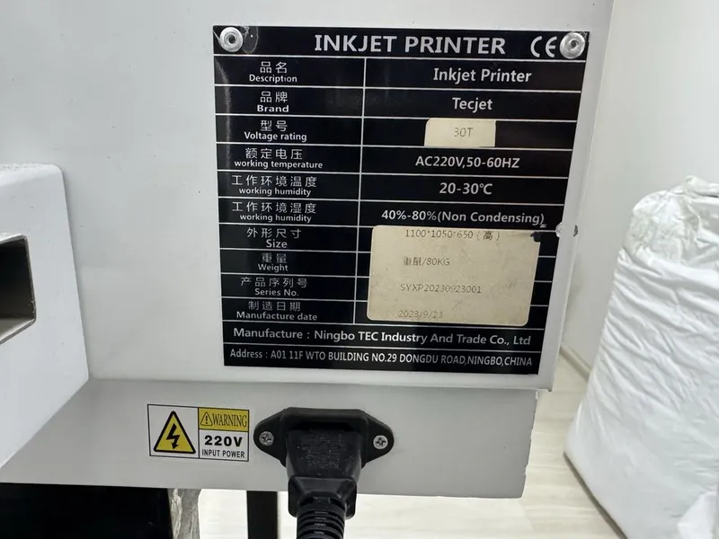 DTF Printer Tecjet 30T sotiladi, ishchi holatda — фото 2
