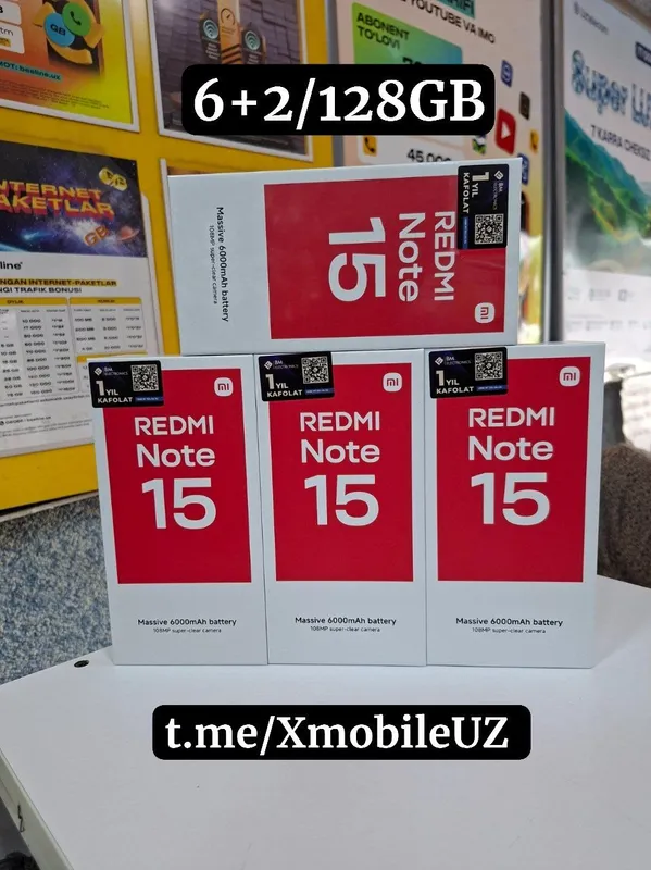 Redmi Note 15 6+2/128GB Redmi Note 15 6+2/128GB