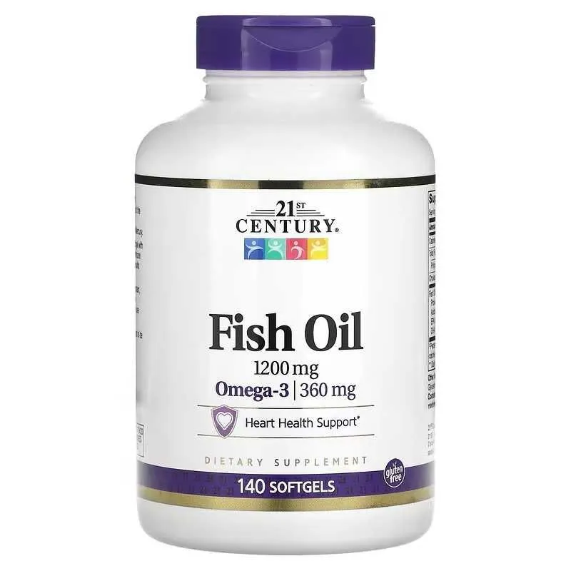 21st Century Рыбий жир 21st Century Fish Oil Omega-3 Omega 3 омега 3 — фото 4